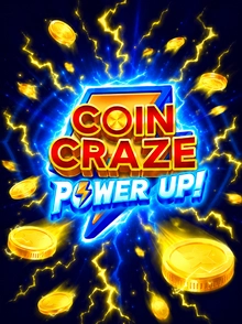 Coin Craze Power Up slot game tile