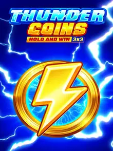 Thunder Coins Hold and Win slot game tile